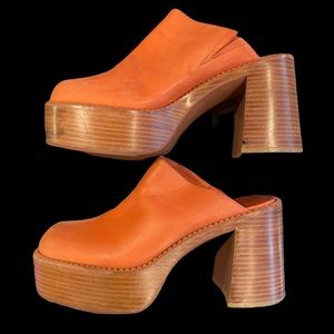 Jeffrey Campbell platform clogs
